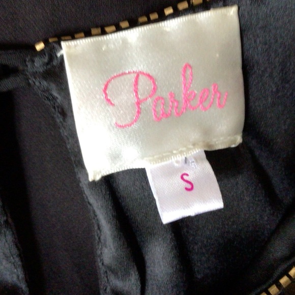 Parker embellished silk mini dress, black, small - Picture 4 of 10